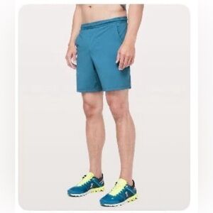 Men’s Pacebreaker Blue Linerless shorts